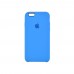 Силиконовый чехол для iPhone 6 (4.7)/6S (4.7), цвет azure, оригинал миниатюра 1