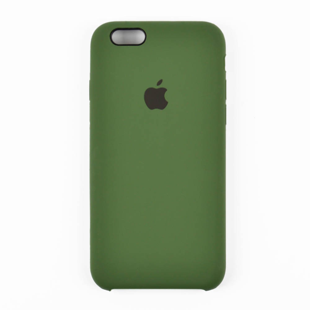 Силиконовый чехол для iPhone 6 (4.7)/6S (4.7), цвет зеленый, оригинал фото 1