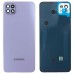 Задняя крышка для Samsung A226B Galaxy A22 5G 2021, со стеклом камеры, цвет пурпурный миниатюра 1