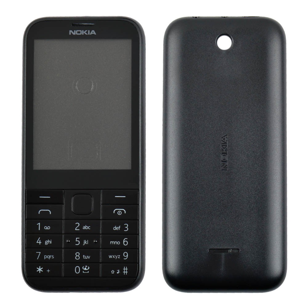 Корпус Nokia 225, цвет черный фото 1