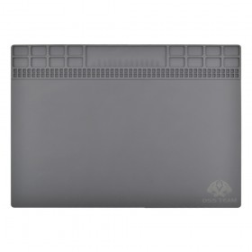 Килимок для робочого столу з магнітною стрічкою 250*350 мм, силіконовий,  колір сірий