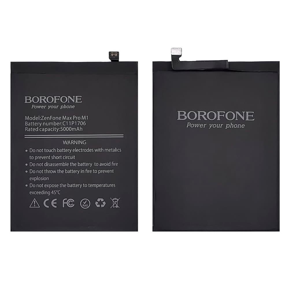 Аккумулятор для Asus ZenFone Max Pro M1/ ZB601KL/ ZB602KL (C11P1706), Borofone фото 1