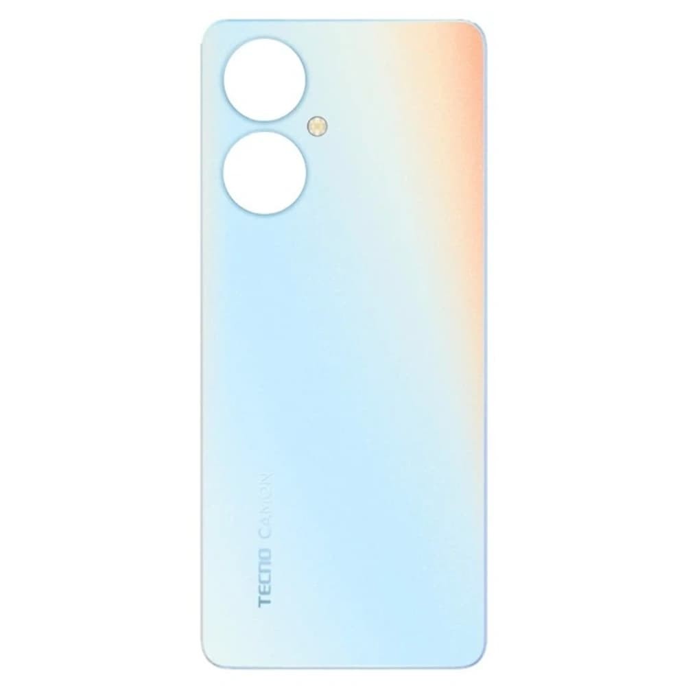 Задняя крышка для Tecno Camon 19 (CI6n), цвет белый фото 1