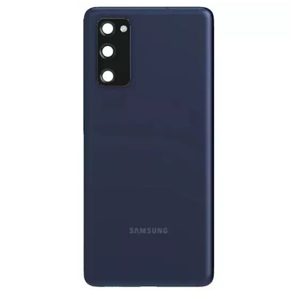 Задняя крышка для Samsung G780F Galaxy S20 FE, со стеклом  камеры, цвет синий фото 1
