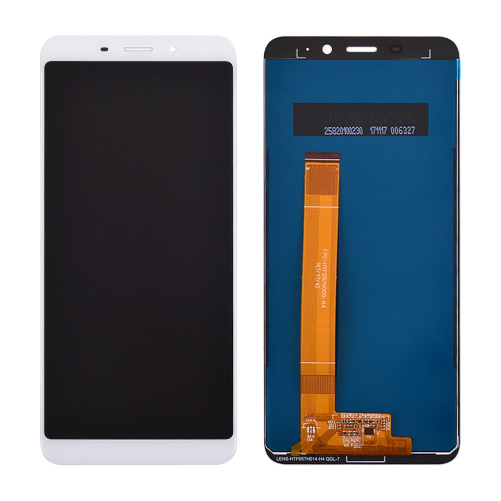 Дисплей для Meizu M6s з тачскрином у зборі, колір білий, Orig PRC фото 1