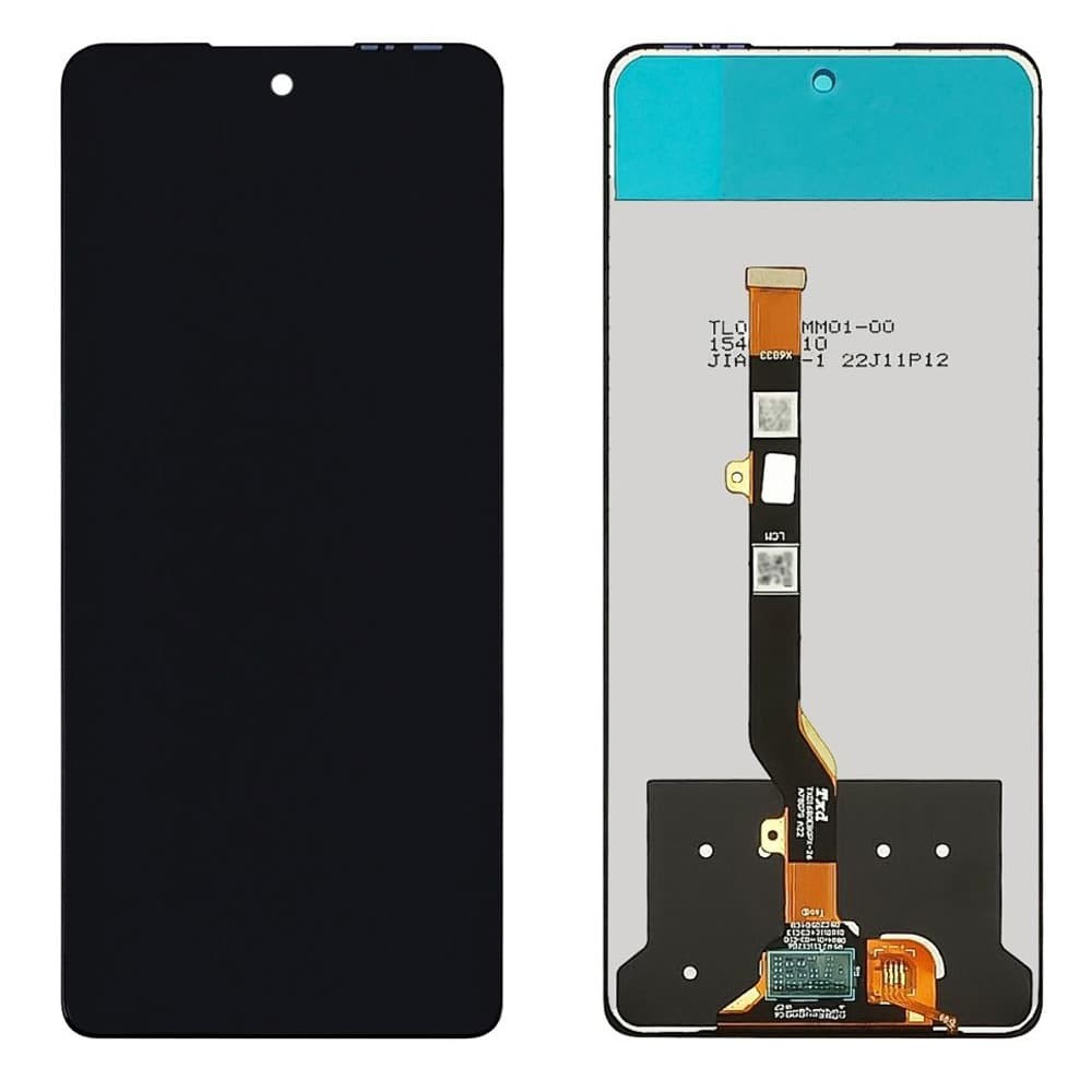 Дисплей для Tecno Spark 10 Pro (KI7), с тачскрином в сборе, цвет черный, оригинал Китай фото 1