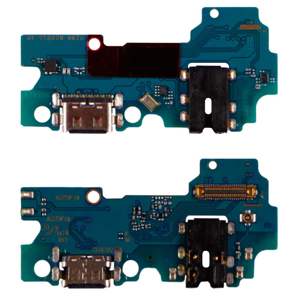 Разъем зарядки для Samsung A225 Galaxy A22, нижняя плата с микросхемой фото 1