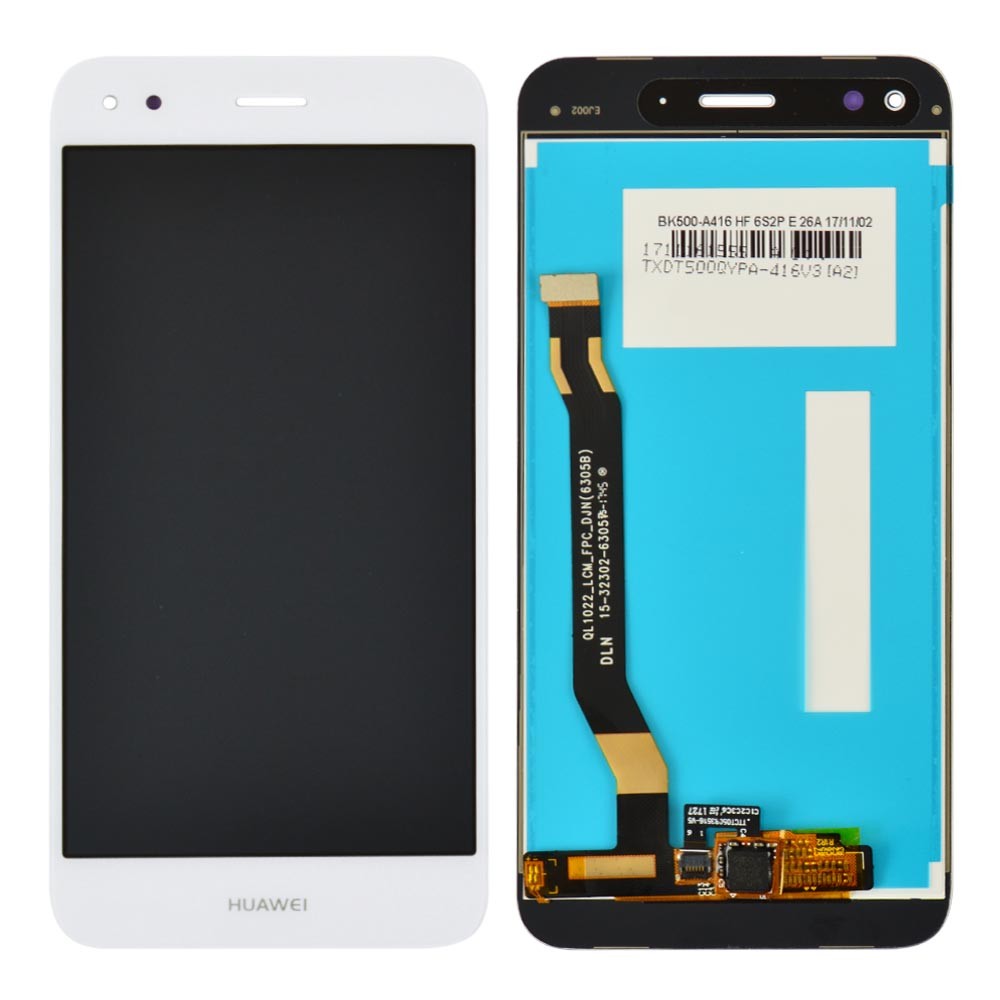 Дисплей для Huawei P9 Lite mini, Y6 Pro 2017, Enjoy 7, Nova Lite (SLA-L02/SLA-L22/SLA-L03) с тачскрином в сборе, цвет белый, Orig PRC фото 1