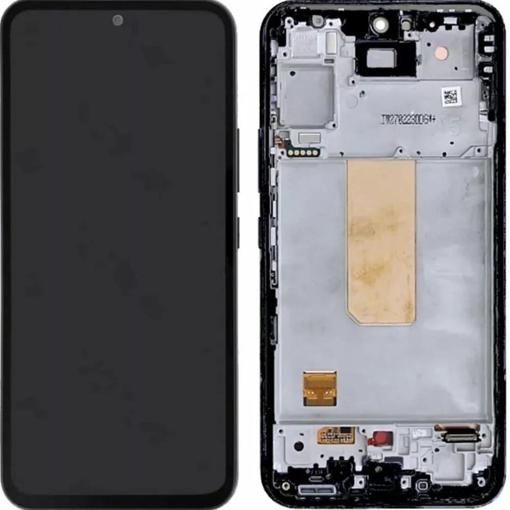 Дисплей для Samsung A546F Galaxy A54 2023, с тачскрином и рамкой, черный, OLED фото 1