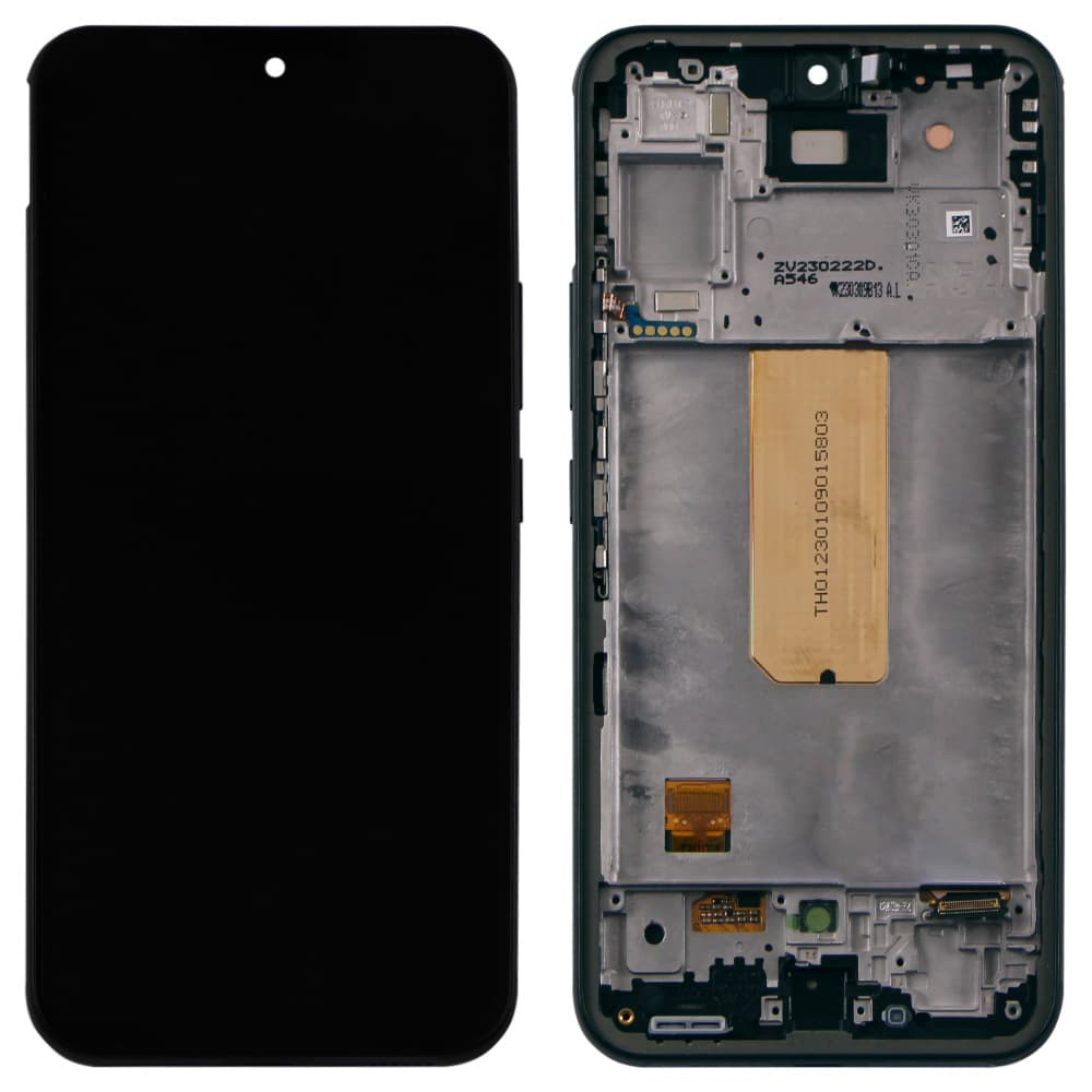 Дисплей для Samsung A546F Galaxy A54 2023 (GH82-31232A), с тачскрином и рамкой в сборе, цвет черный, сервисный оригинал фото 1