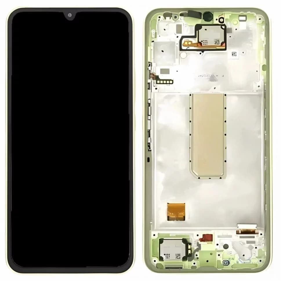 Дисплей для Samsung A546F Galaxy A54 2023 (GH82-31231C), с тачскрином и рамкой в сборе, цвет зеленый, сервисный оригинал фото 1