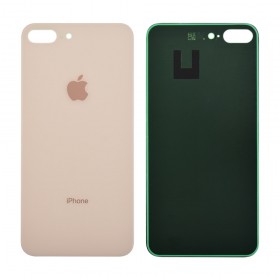 Задняя крышка iPhone 8 Plus, без стекла камеры, китай,  цвет золотой