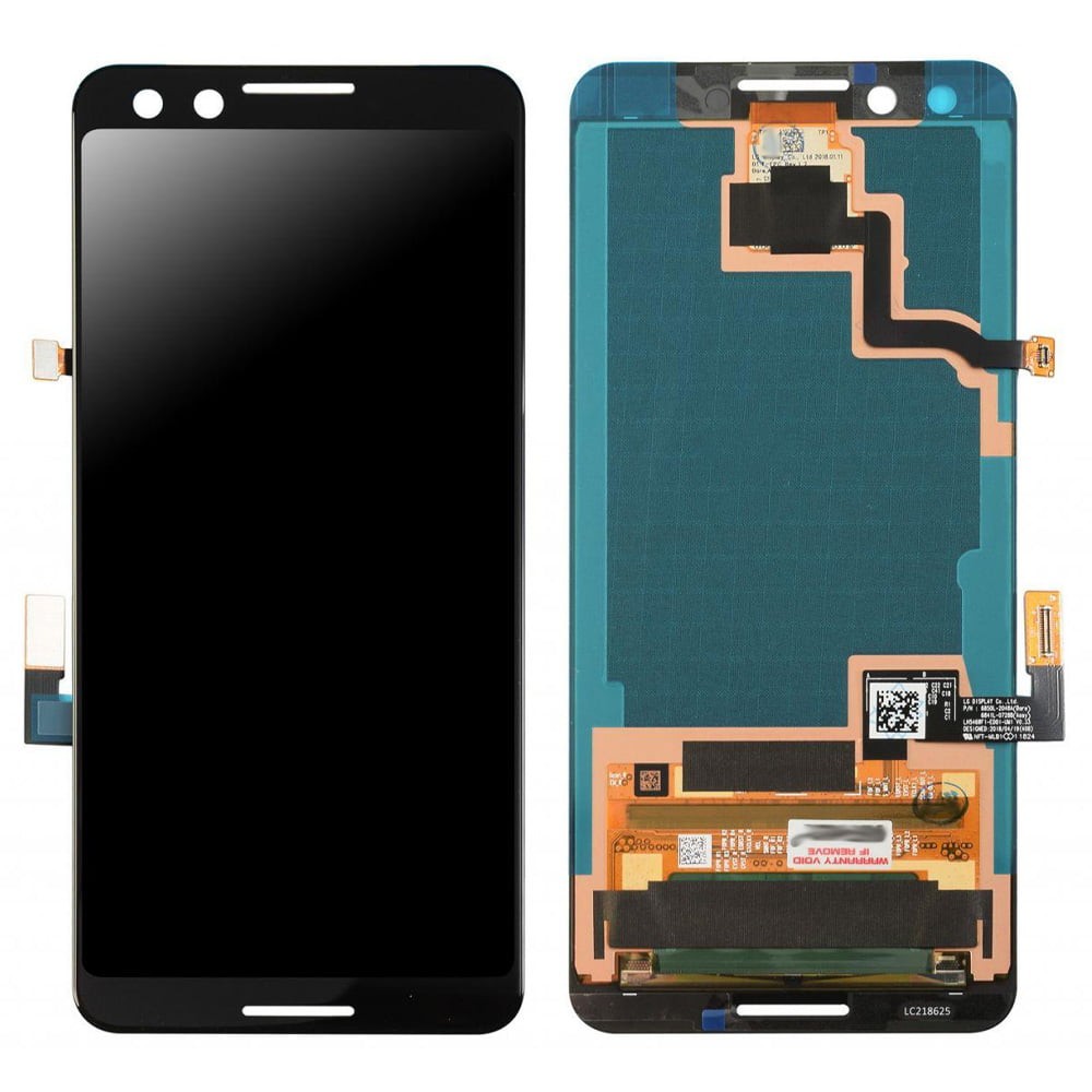 Дисплей для Google Pixel 3 з тачскрином у зборі, колір чорний фото 1