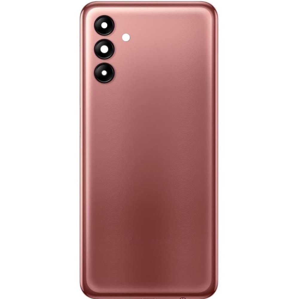Задня кришка для Samsung Galaxy A04s A047F, зі склом камери, колір мідний фото 1
