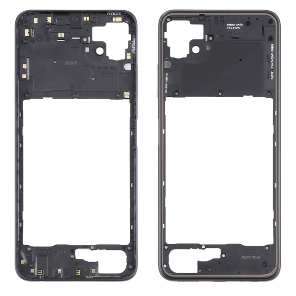 Середня частина для Samsung A226 Galaxy A22 5G, колір чорний фото 1