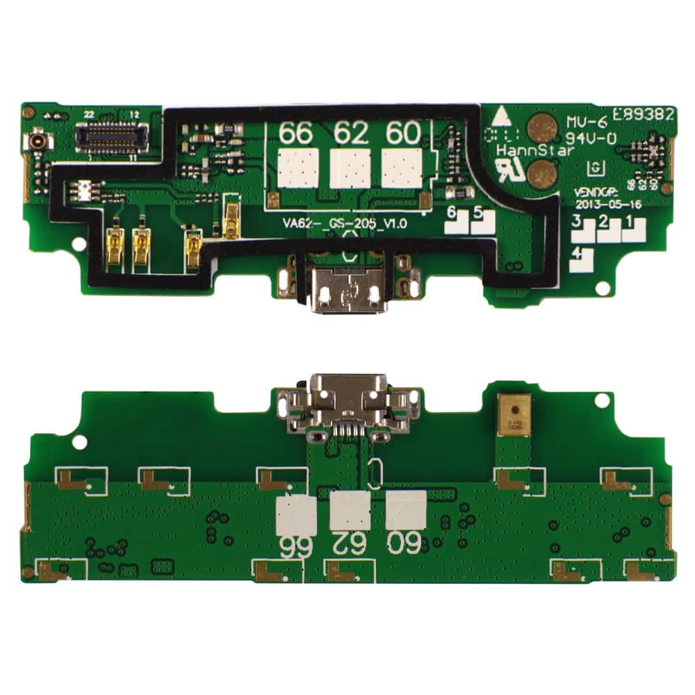 Роз'єм зарядки для Nokia 625, з нижньою платою фото 1