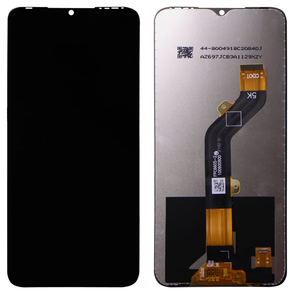 Дисплей для Tecno Spark 8C (KG5K)/(KG5N), с тачскрином в сборе, цвет черный, оригинал Китай фото 1