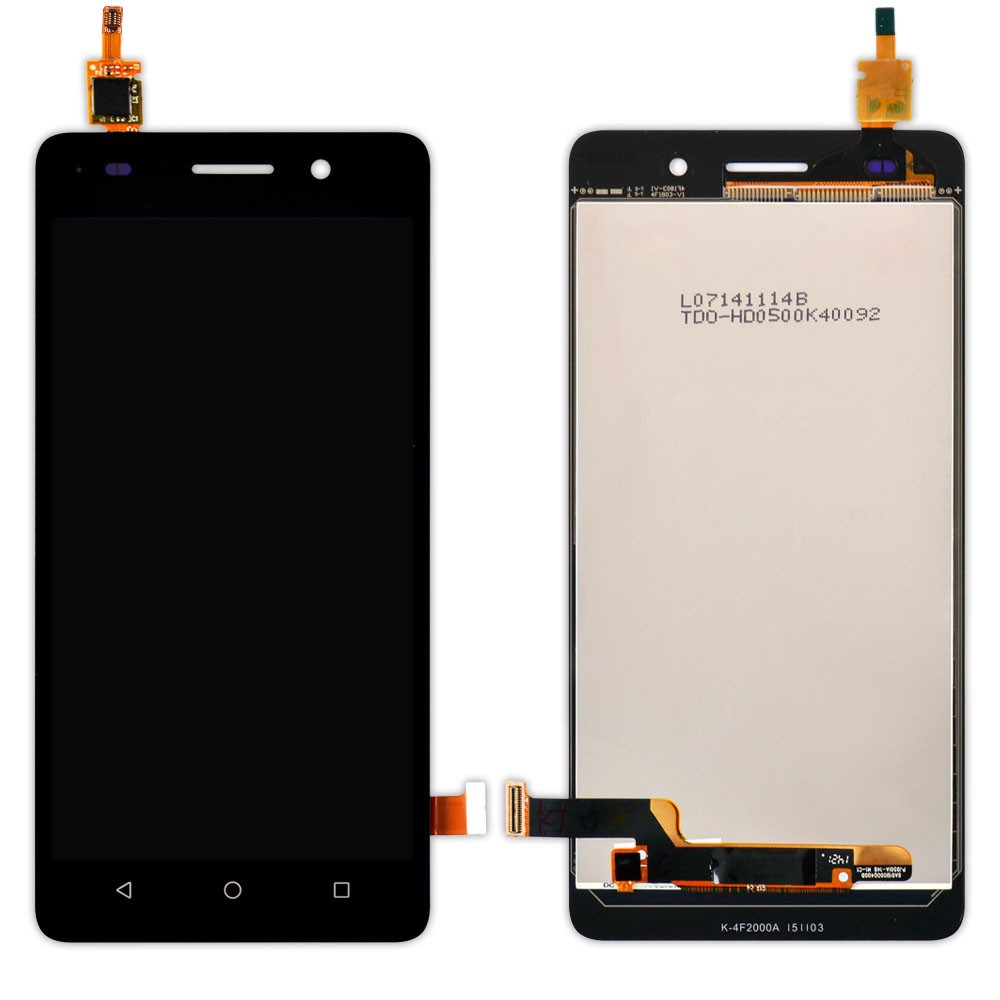 Дисплей Huawei Honor 4C з тачскрином у зборі, колір чорний фото 1