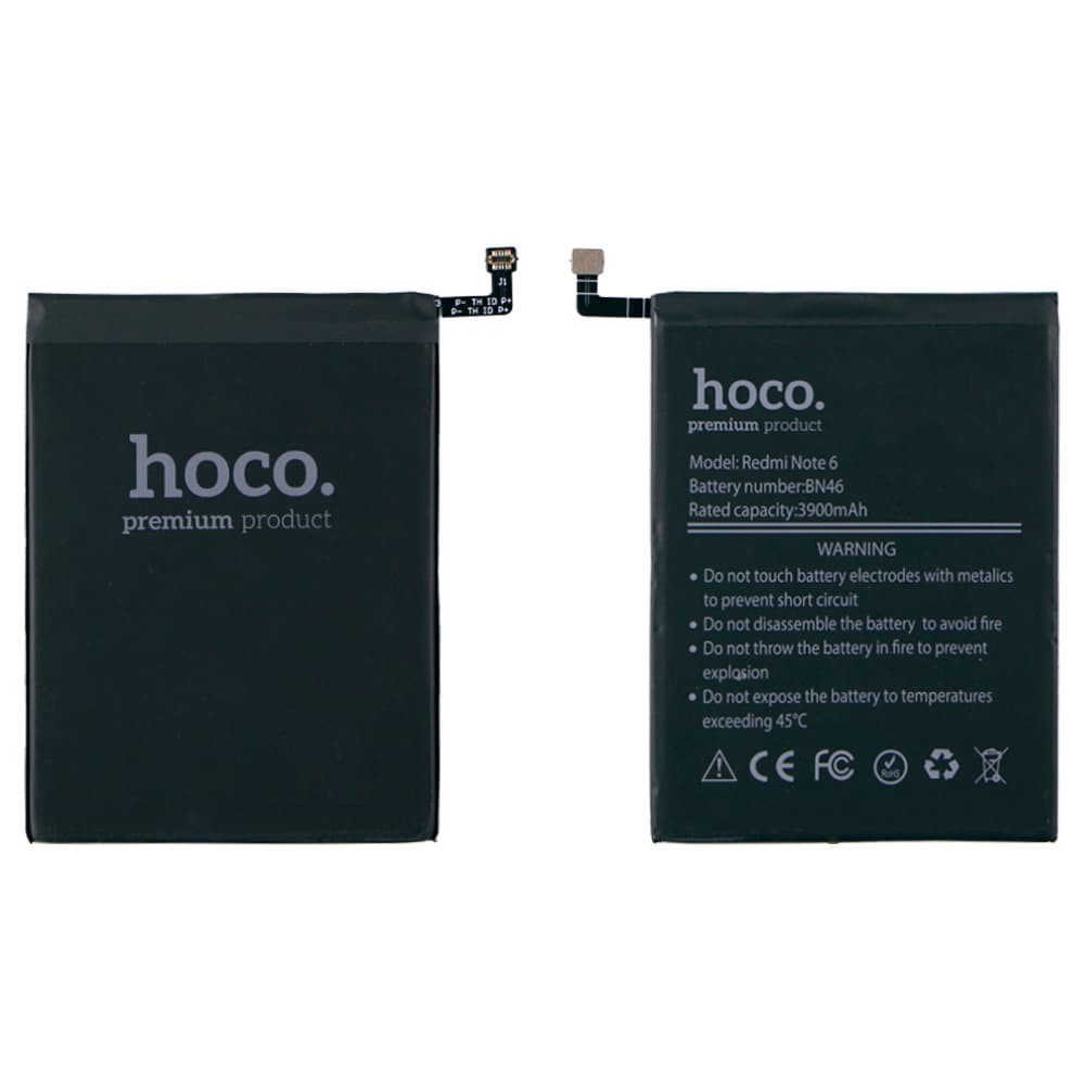 Аккумулятор для Xiaomi BN46 Redmi Note 6, Redmi 7, Redmi Note 8, Note 8T, HOCO фото 1