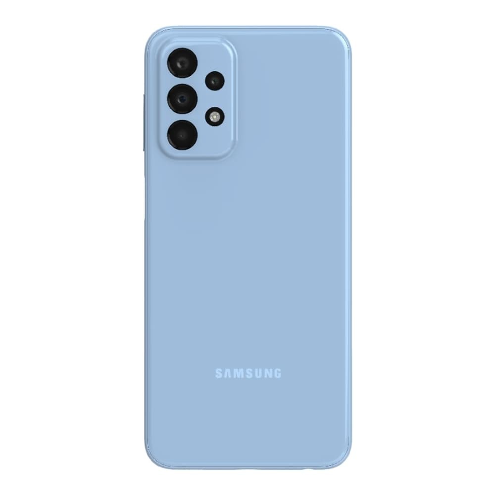 Задня кришка для Samsung A235F Galaxy A23 2022, зі склом камери, колір синій фото 1