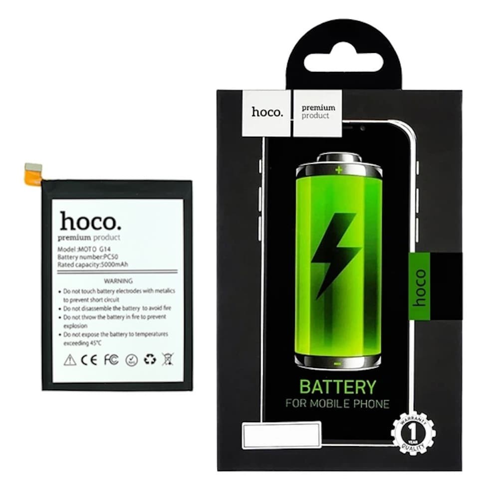 Акумулятор PC50 для Motorola G14 XT2341/ PAYF0010IN, 5000mAh, Hoco фото 1