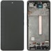 Дисплей для Samsung A536F Galaxy A53 2022, с тачскріном і рамкою в зборі, колір чорний, OLED small миниатюра 1