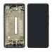 Дисплей для Samsung A536F Galaxy A53 2022, с тачскрином и рамкой в сборе, цвет черный, IPS миниатюра 1