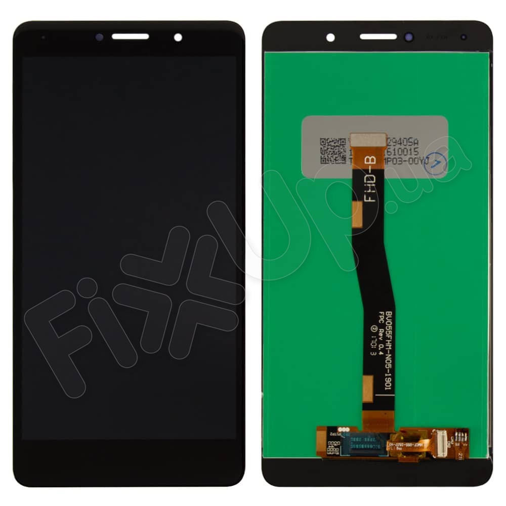 Дисплей для Huawei Honor 6X, Mate 9 Lite, GR5 (2017) с тачскрином в сборе, цвет черный фото 1