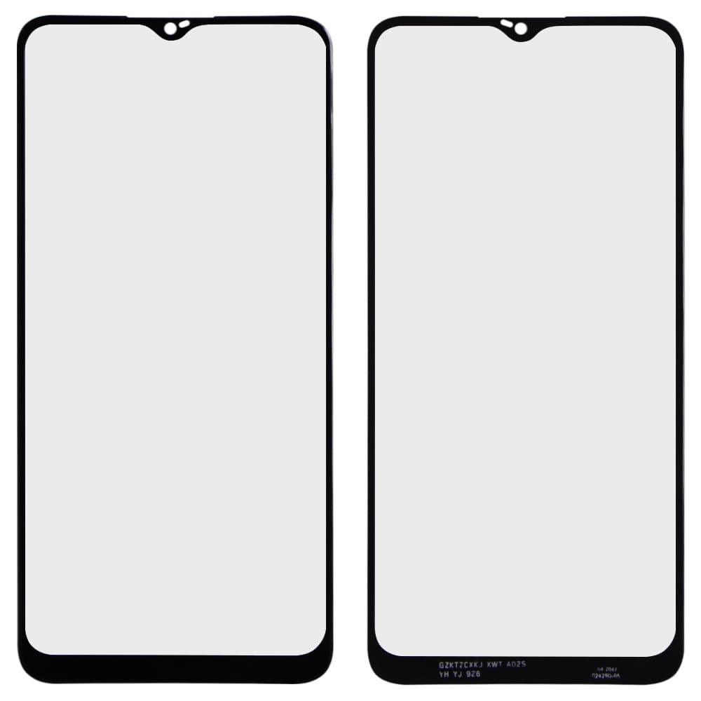 Скло корпусу для Samsung A025 Galaxy A02s 2021, колір чорний фото 1