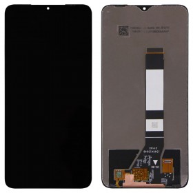 Дисплей для Xiaomi Redmi 9T, Poco M3 с тачскрином в сборе, оригинал китай,  цвет черный, без рамки