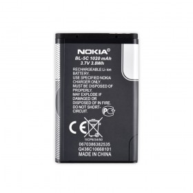 Акумулятор BL-5C для Nokia 1100, 1101, 1110,1280,1600,1616,202,203,2300,2310, 2323c, 2330c, 2610, 2626,2700c,2730c,3100,3109c, 3110c, 3120, 3208c, 3555 ємність 1020 мАг, напруга 3,7 В, китай