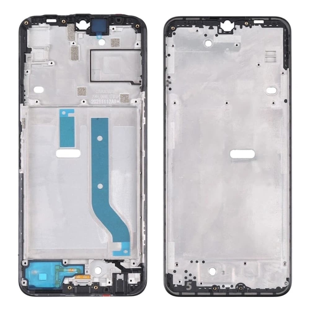 Рамка дисплея для Motorola Moto G50 5G XT2149, колір чорний фото 1