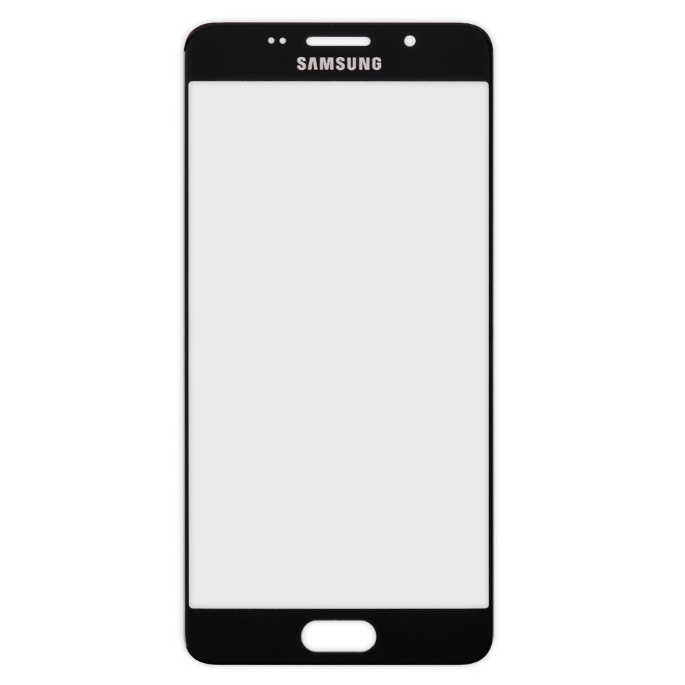 Скло для Samsung A510 Galaxy A5 (2016), колір чорний фото 1