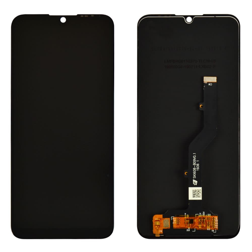 Дисплей для ZTE Blade A5 2020, A7S 2019, A7 Prime, A7 2019, A7 2020, A7 Vita SKI608 с тачскрином в сборе, цвет черный, оригинал Китай фото 1