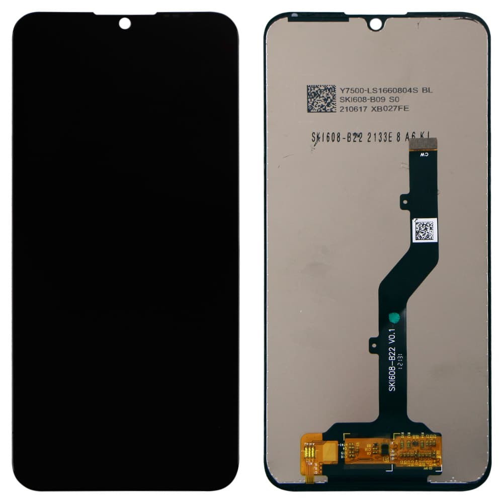Дисплей для ZTE Blade A5 2020, A7S 2019, A7 Prime, A7 2019, A7 2020, A7 Vita SKI608-B09 V0.1 с тачскрином в сборе, цвет черный, оригинал фото 1