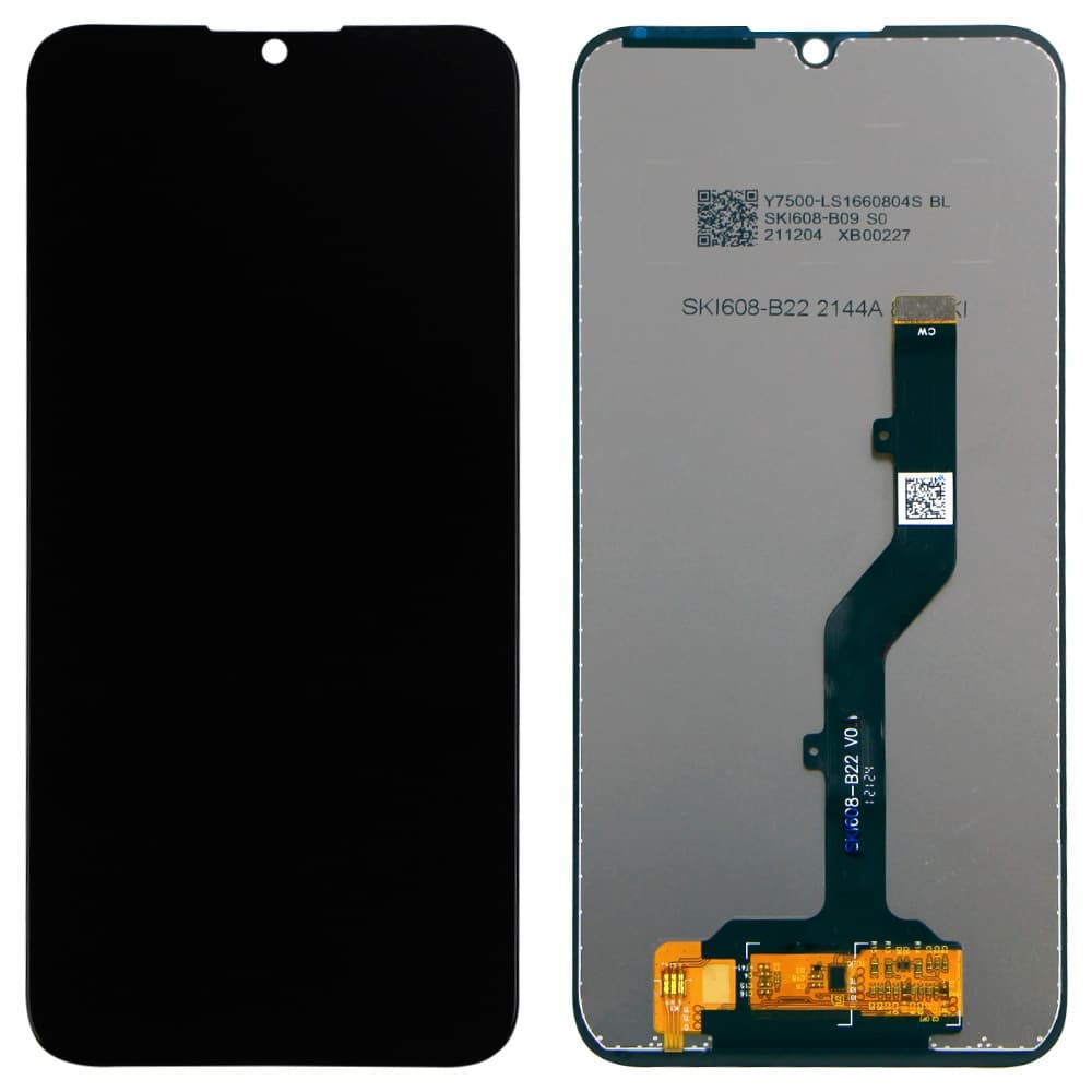 Дисплей для ZTE Blade A5 2020, A7S 2019, A7 Prime, A7 2019, A7 2020, A7 Vita SKI608-B22 V0.1 с тачскрином, черный, оригинал фото 1
