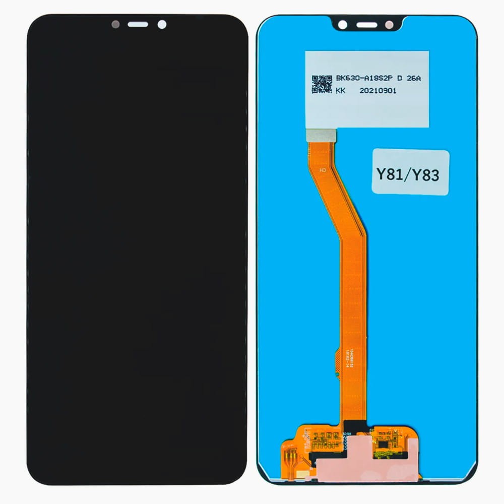 Дисплей для Vivo Y81, Y81s, Y81i, Y83 с тачскрином в сборе, цвет черный фото 1
