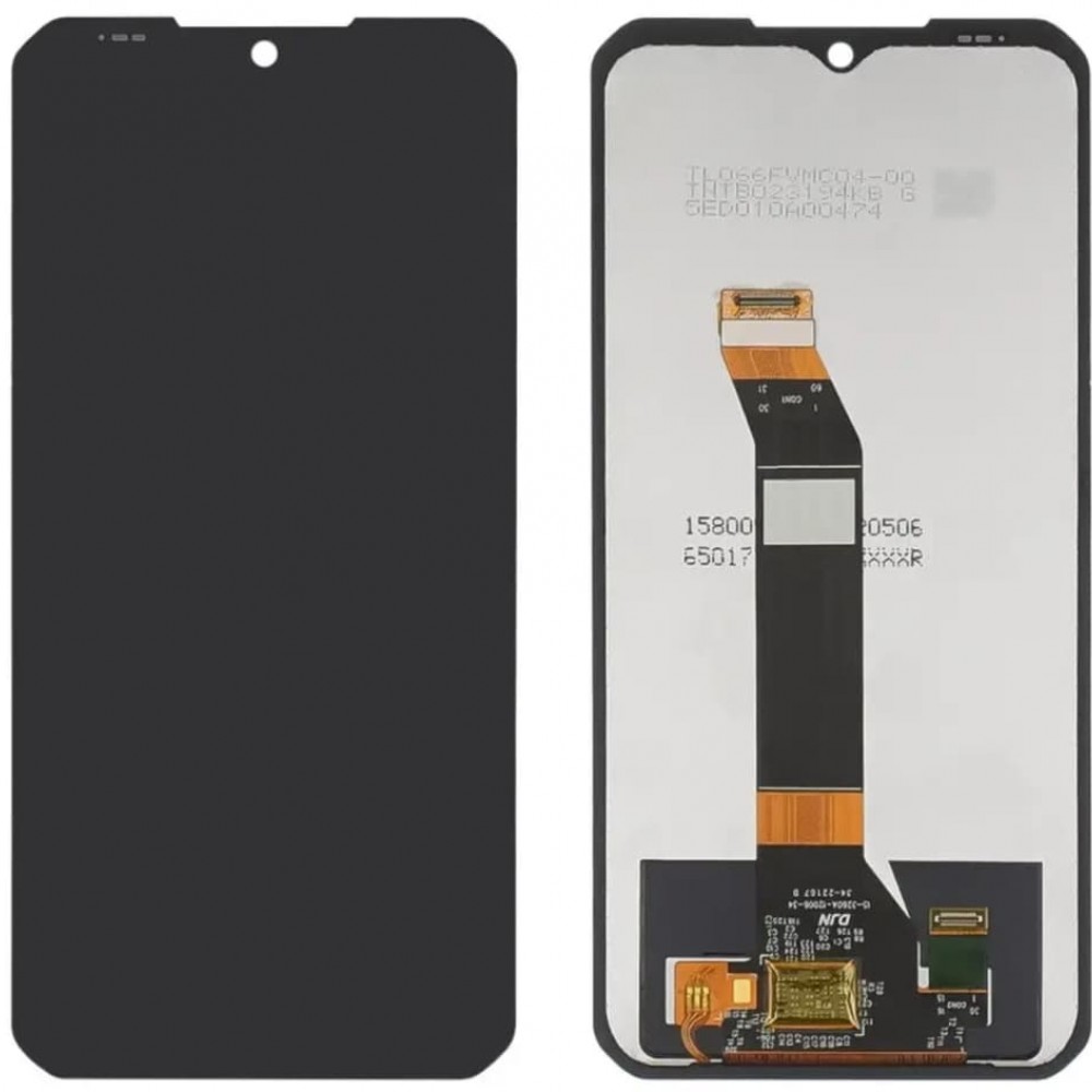 Дисплей для Doogee S Punk V1, с тачскрином, черный фото 1