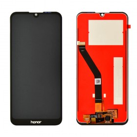 Дисплей для Huawei Y6 2019/Y6 Prime 2019/Y6S/Y6 Pro 2019, Honor 8A/8a Pro/8A Prime з тачскріном у зборі, без рамки,  колір чорний, китай, 2 віконця під датчики