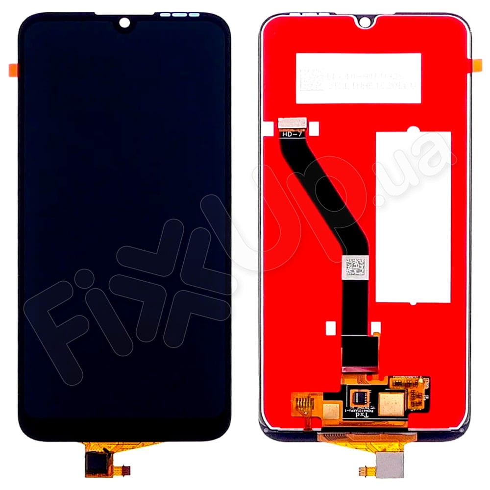 Дисплей для Huawei Y6 2019, Y6 Prime 2019, Y6S, Y6 Pro 2019, Honor 8A, 8a Pro, 8A Prime (AT-L09/JAT-L29/JAT-AL00/JAT-TL0) 3 вікна з тачскрином у зборі, колір , оригінал із заміненим склом фото 1