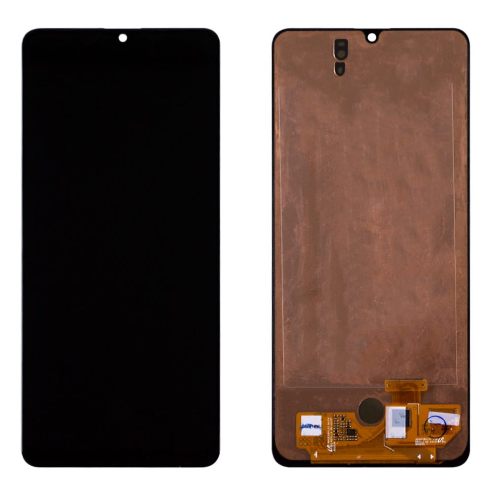 Дисплей для Samsung A315F/DS Galaxy A31 2020 з тачскрином у зборі, колір чорний, оригінал із заміненим склом, уцінка фото 1