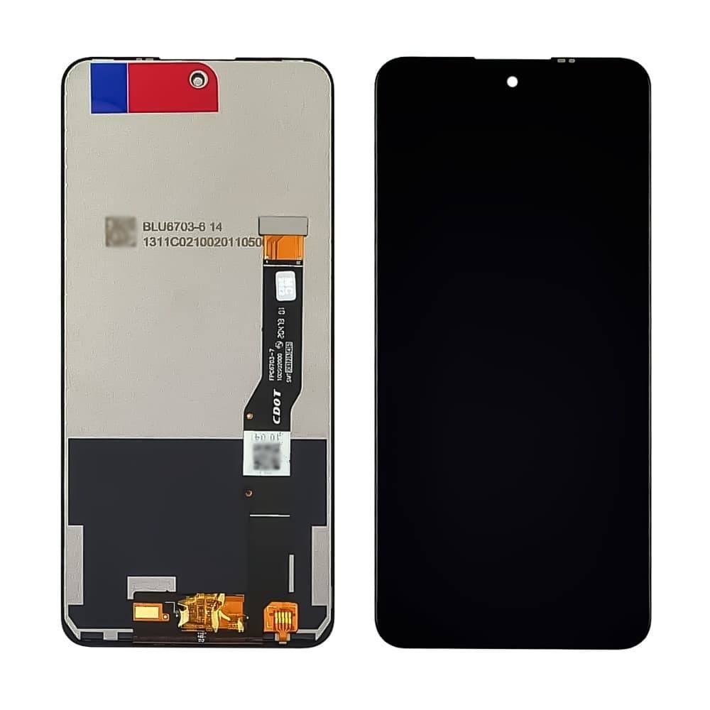 Дисплей для TCL 20L (T774H)/ 20L Plus (T775H)/ 20S (T773O), с тачскрином в сборе, цвет черный фото 1