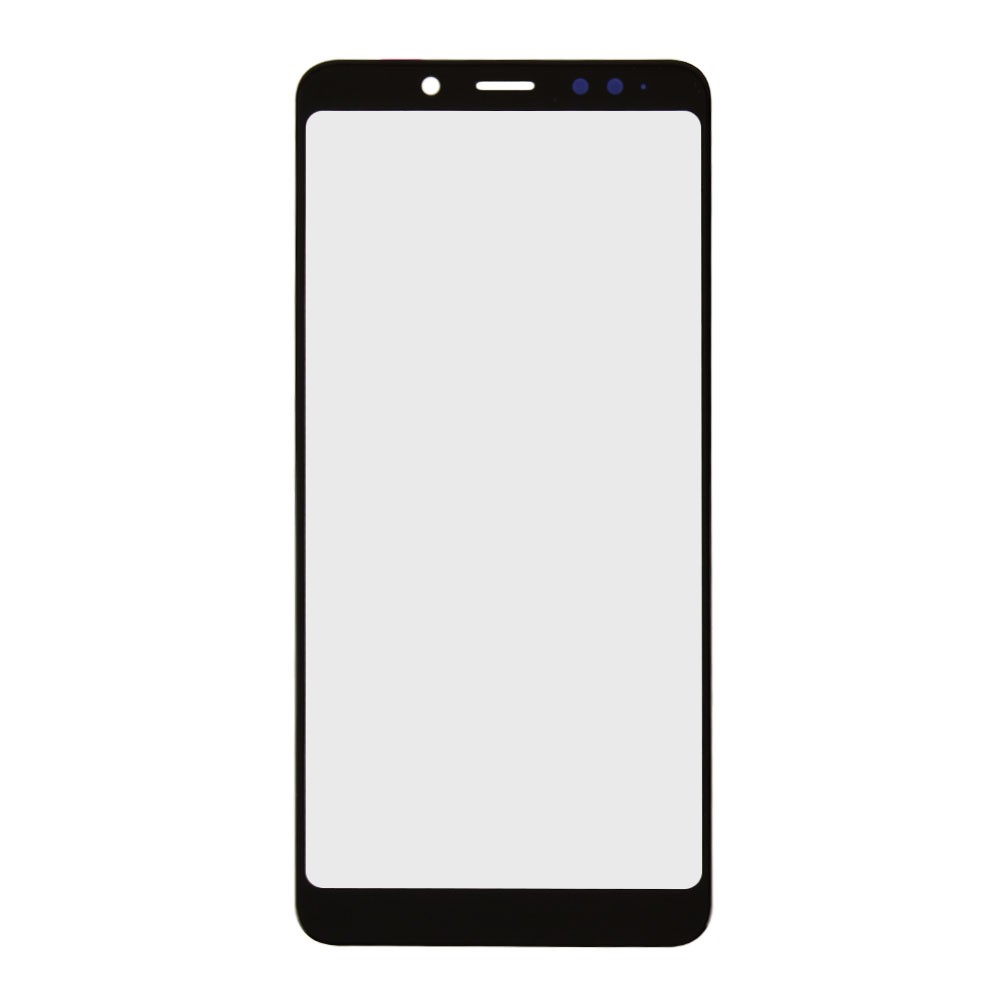 Стекло корпуса для Xiaomi Redmi Note 5/Note 5 Pro, цвет черный фото 1