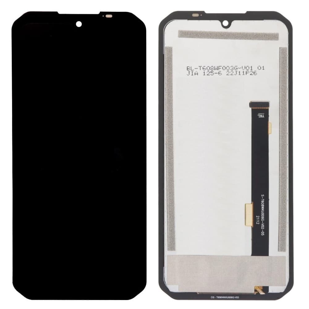 Дисплей для Ulefone Armor 11 5G, з тачскріном в зборі, колір чорний фото 1