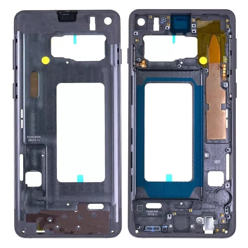 Рамка дисплея для Samsung G973 Galaxy S10, колір чорний фото 1