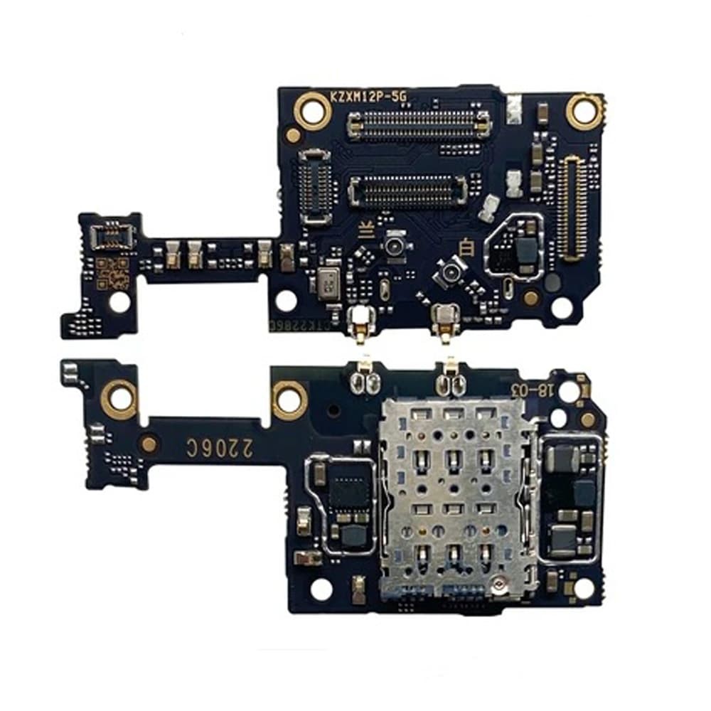 Шлейф для Xiaomi 12 Pro, з роз'ємом сім картки фото 1