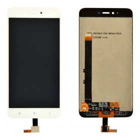 Дисплей Xiaomi Redmi NOTE 5A/Y1 Lite с тачскрином в сборе, китай,  цвет белый, без рамки
