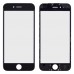 Скло iPhone 6, колір чорний, з рамкою миниатюра 1