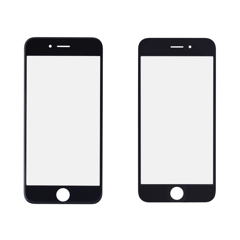 Скло iPhone 6 (4.7), колір чорний фото 1