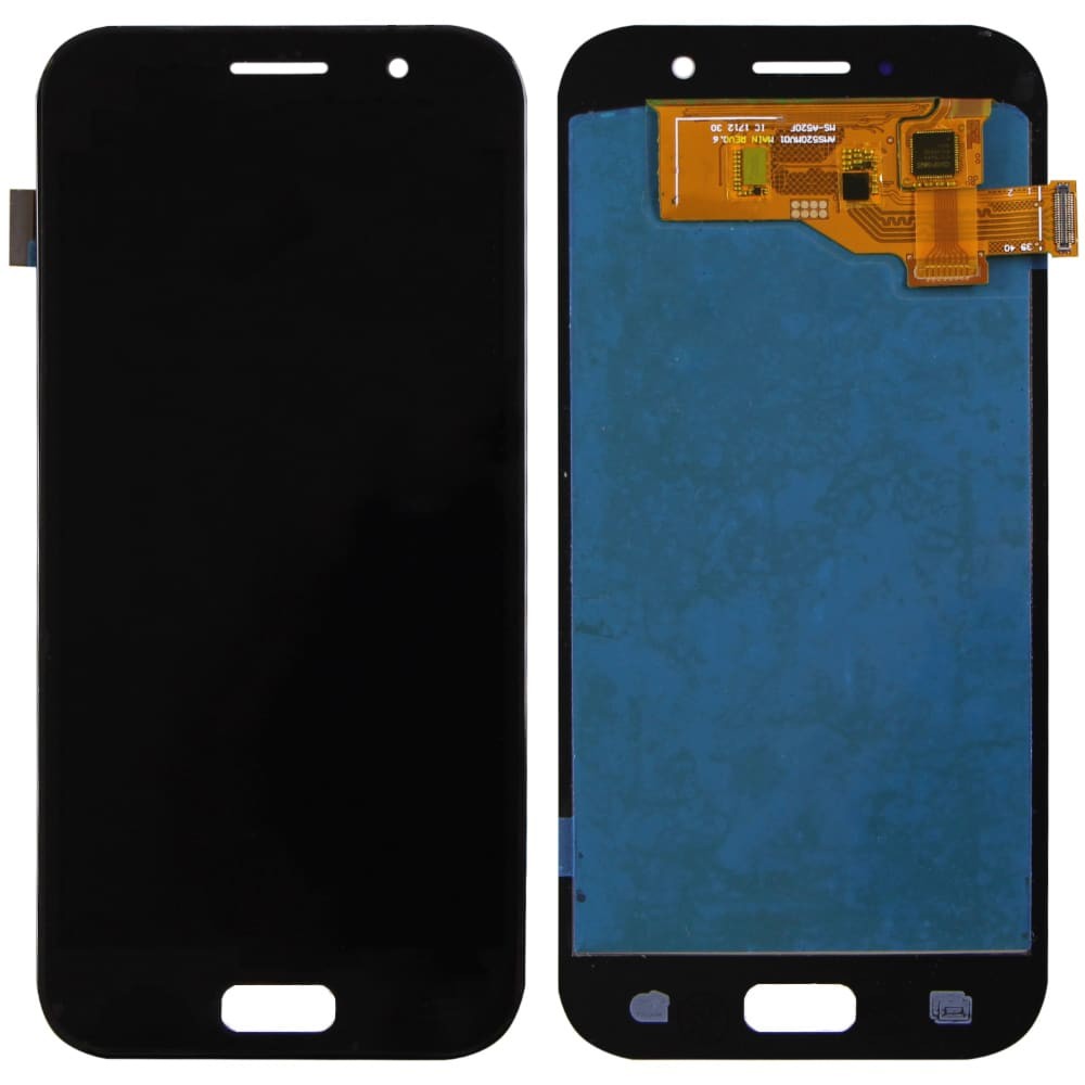 Дисплей для Samsung A520F /DS Galaxy A5 (2017) с тачскрином в сборе, цвет черный, OLED small LCD фото 1